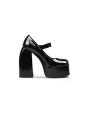 Jady Rose | Camden Patent Leather Chunky Heels Mary Jane