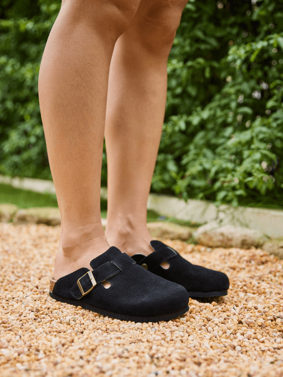 MAIBULUN | Cruise Anywhere Suede Clog - Black