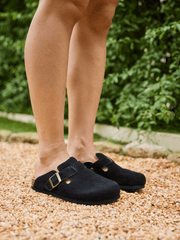 MAIBULUN | Cruise Anywhere Suede Clog - Black