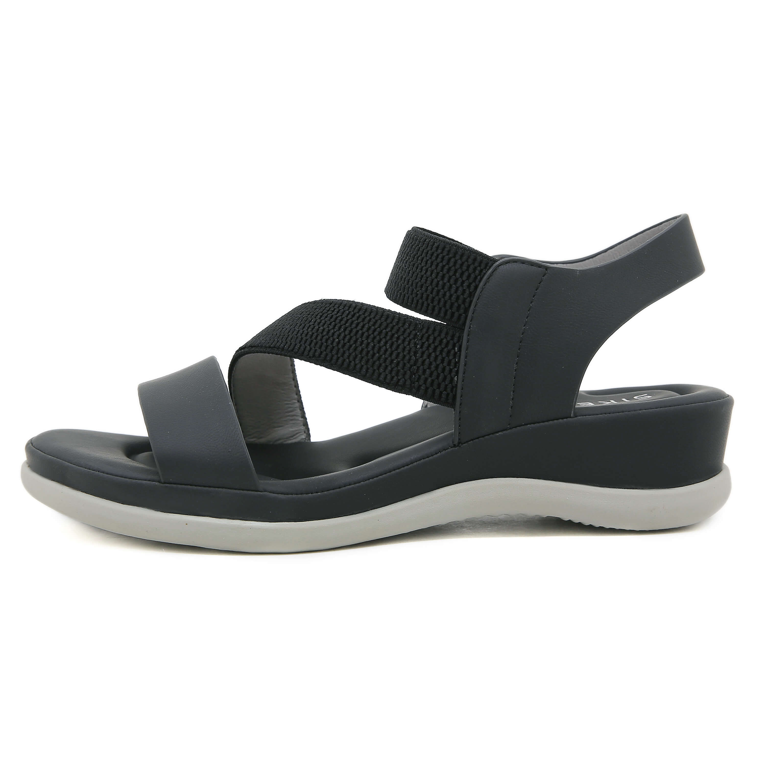 Siketu | Carmela Cushioned Footbed Sandal - Black