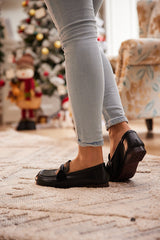 Rumour Has It | Serious Leisure Leather Loafer - Black