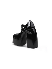 Jady Rose | Camden Patent Leather Chunky Heels Mary Jane