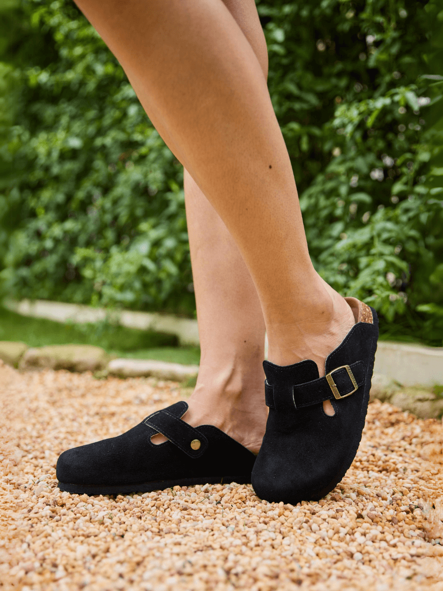 MAIBULUN | Cruise Anywhere Suede Clog - Black