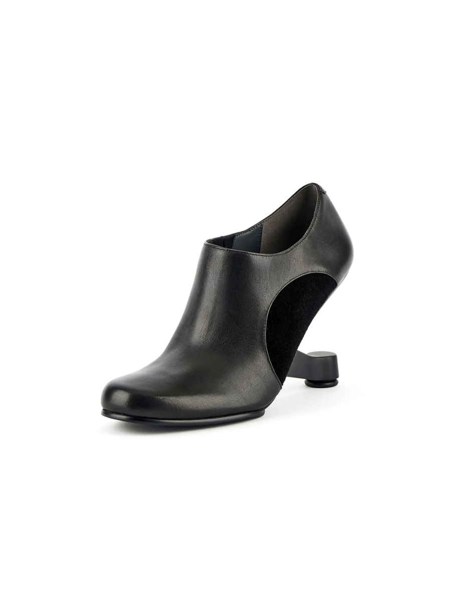 Jady Rose | Miko Leather Heel Boots - Black