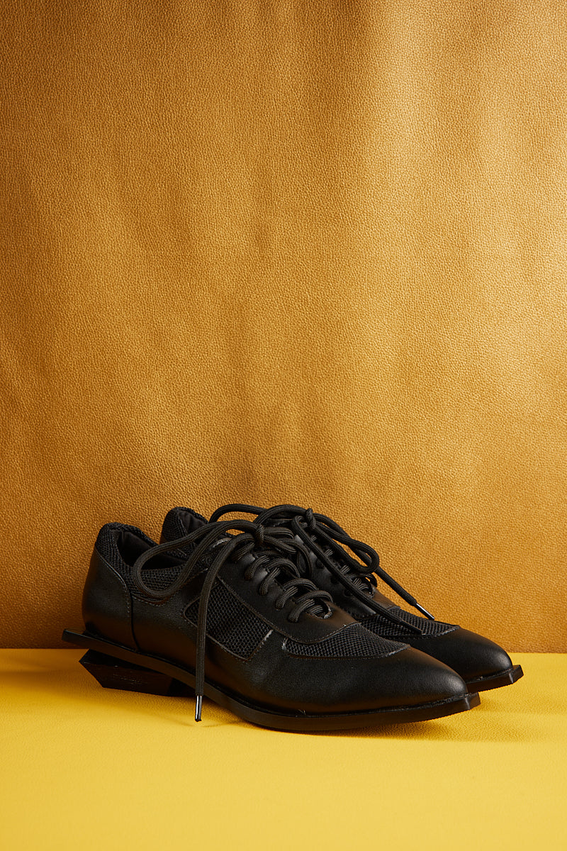 Jady Rose | Mercedes Leather Women Oxford - Black