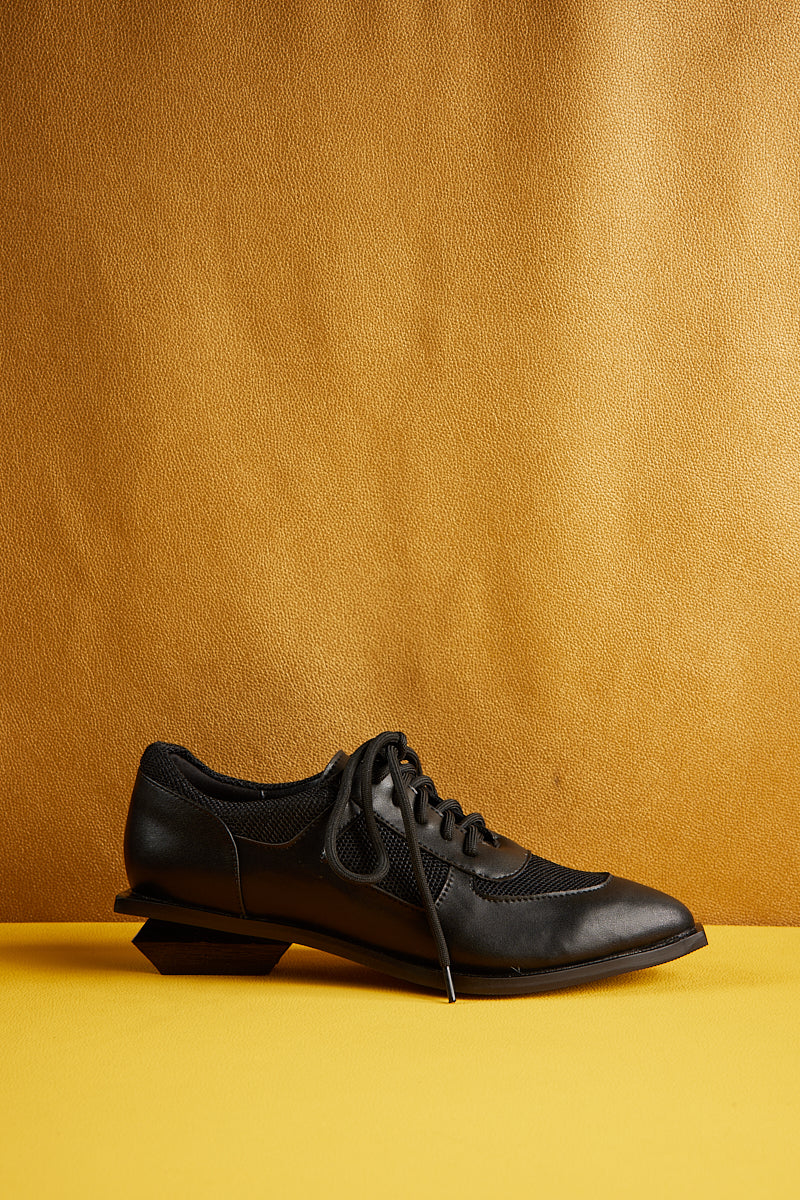 Jady Rose | Mercedes Leather Women Oxford - Black