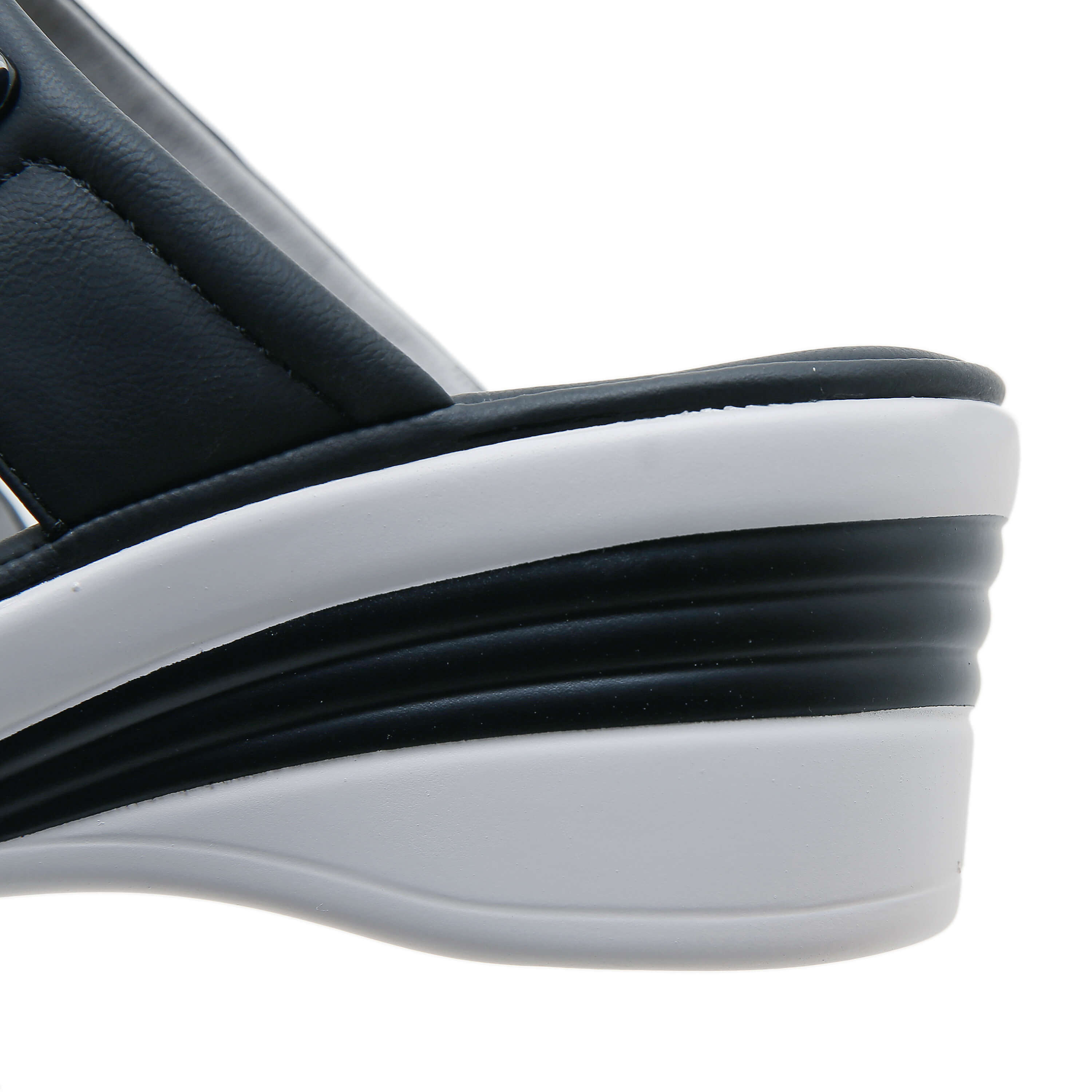 Siketu | Tetra Cushioned Wedge Sandal - Black