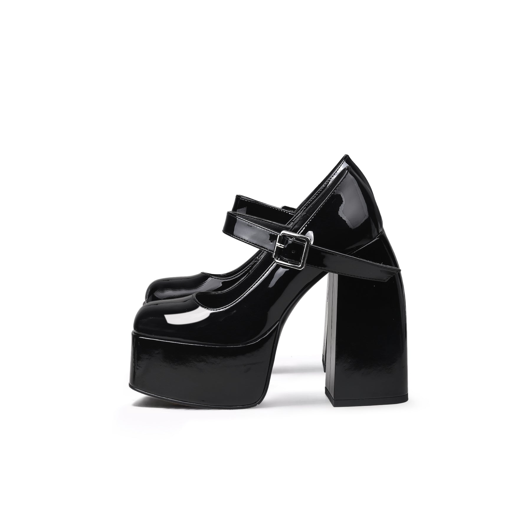 Jady Rose | Camden Patent Leather Chunky Heels Mary Jane