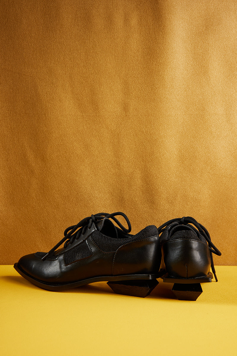 Jady Rose | Mercedes Leather Women Oxford - Black