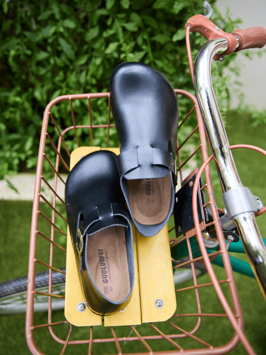 MAIBULUN | Seashore Suede Clog Loafer - Black