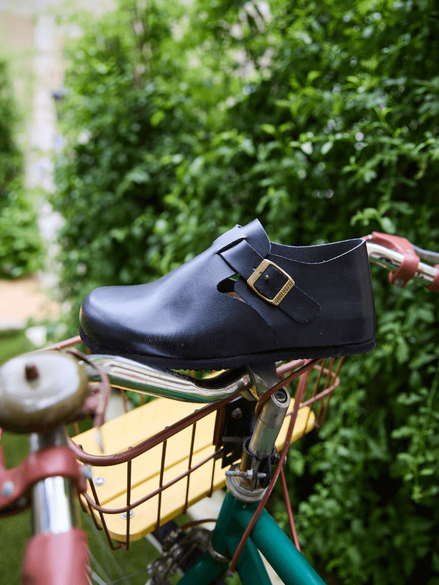 MAIBULUN | Seashore Suede Clog Loafer - Black