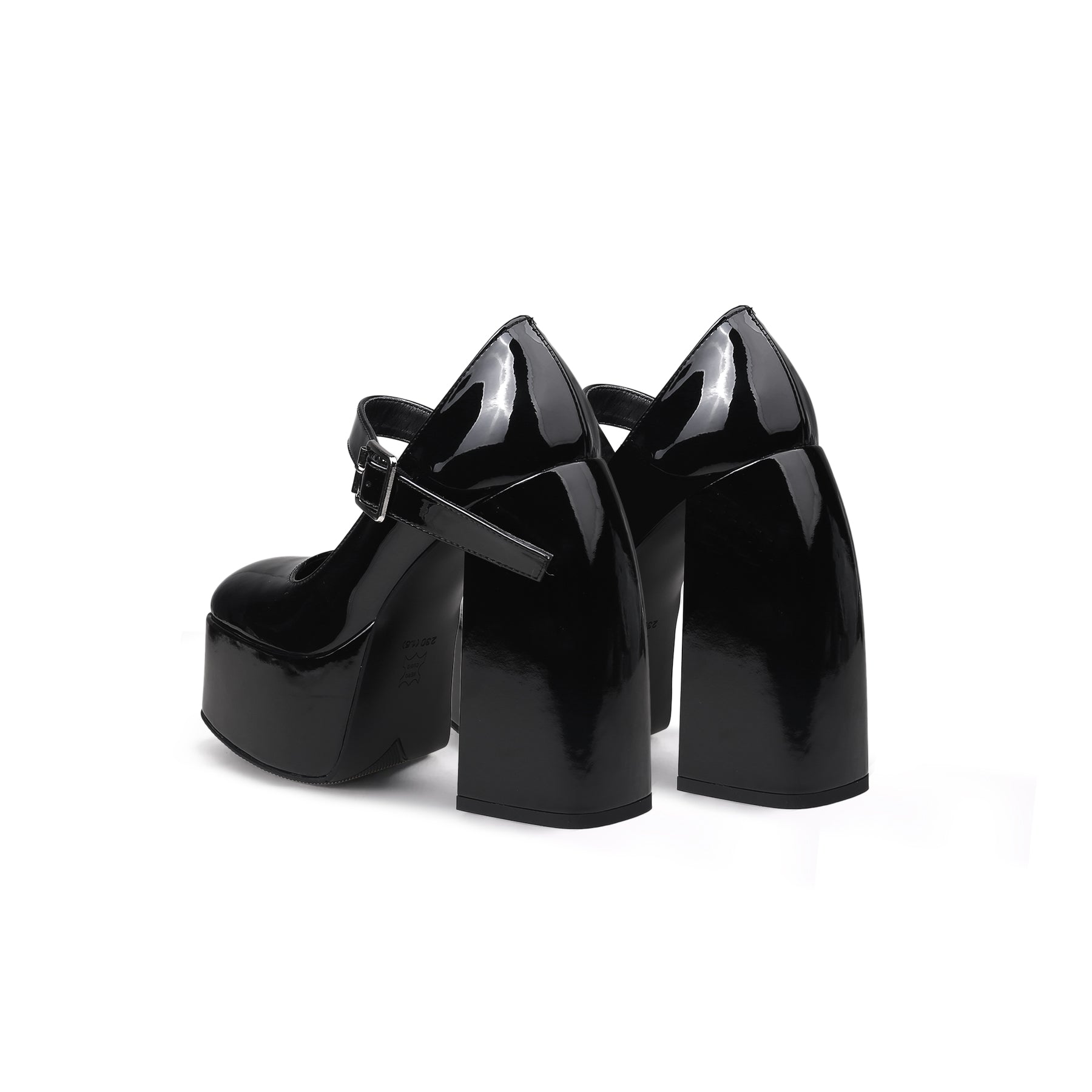 Jady Rose | Camden Patent Leather Chunky Heels Mary Jane