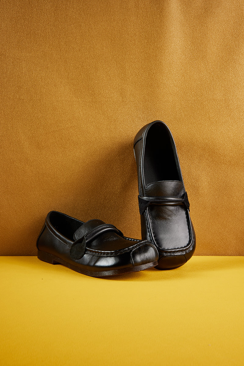 Rumour Has It | Serious Leisure Leather Loafer - Black