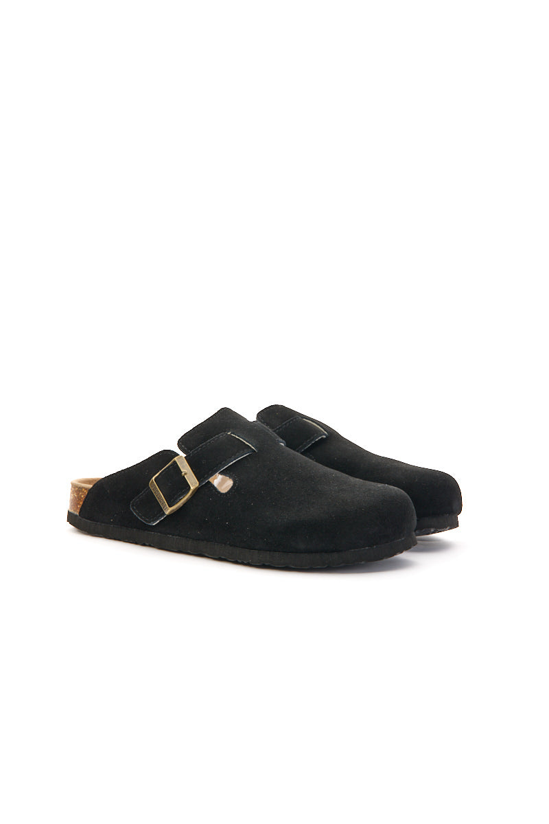 MAIBULUN | Cruise Anywhere Suede Clog - Black