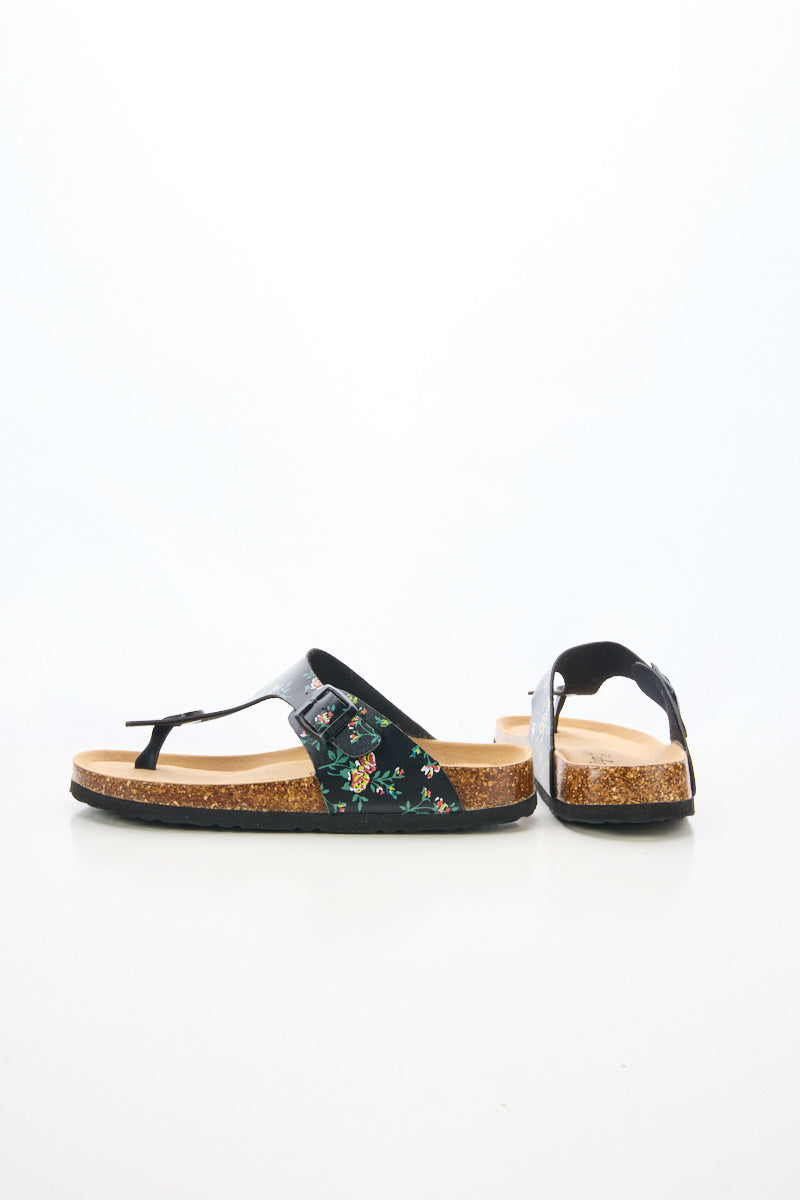 Maibulun | T-Strap Footbed Sandal - Rose