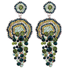 Santania Beaded Cluster Earrings