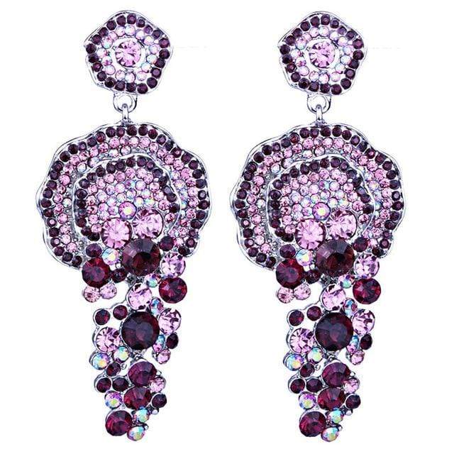 Santania Beaded Cluster Earrings