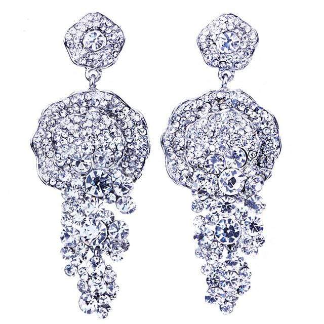 Santania Beaded Cluster Earrings