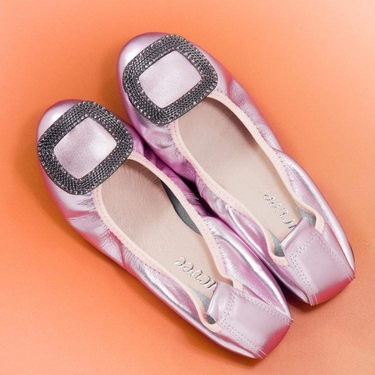 Crystal Ballet Flats