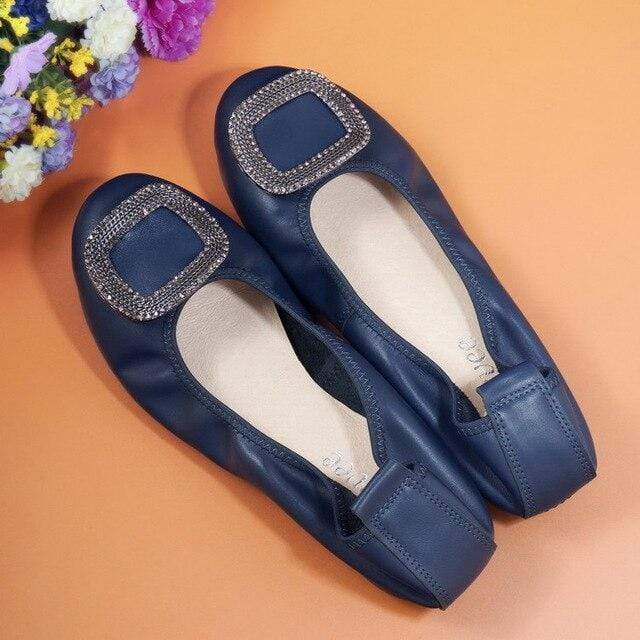 Crystal Ballet Flats