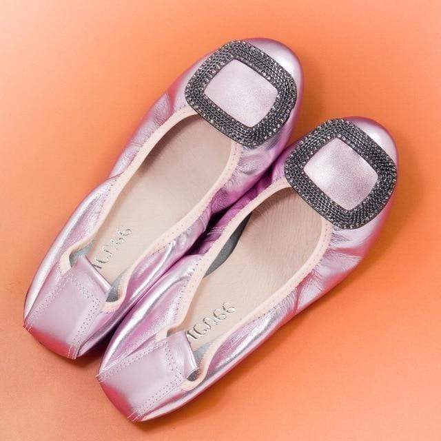 Crystal Ballet Flats