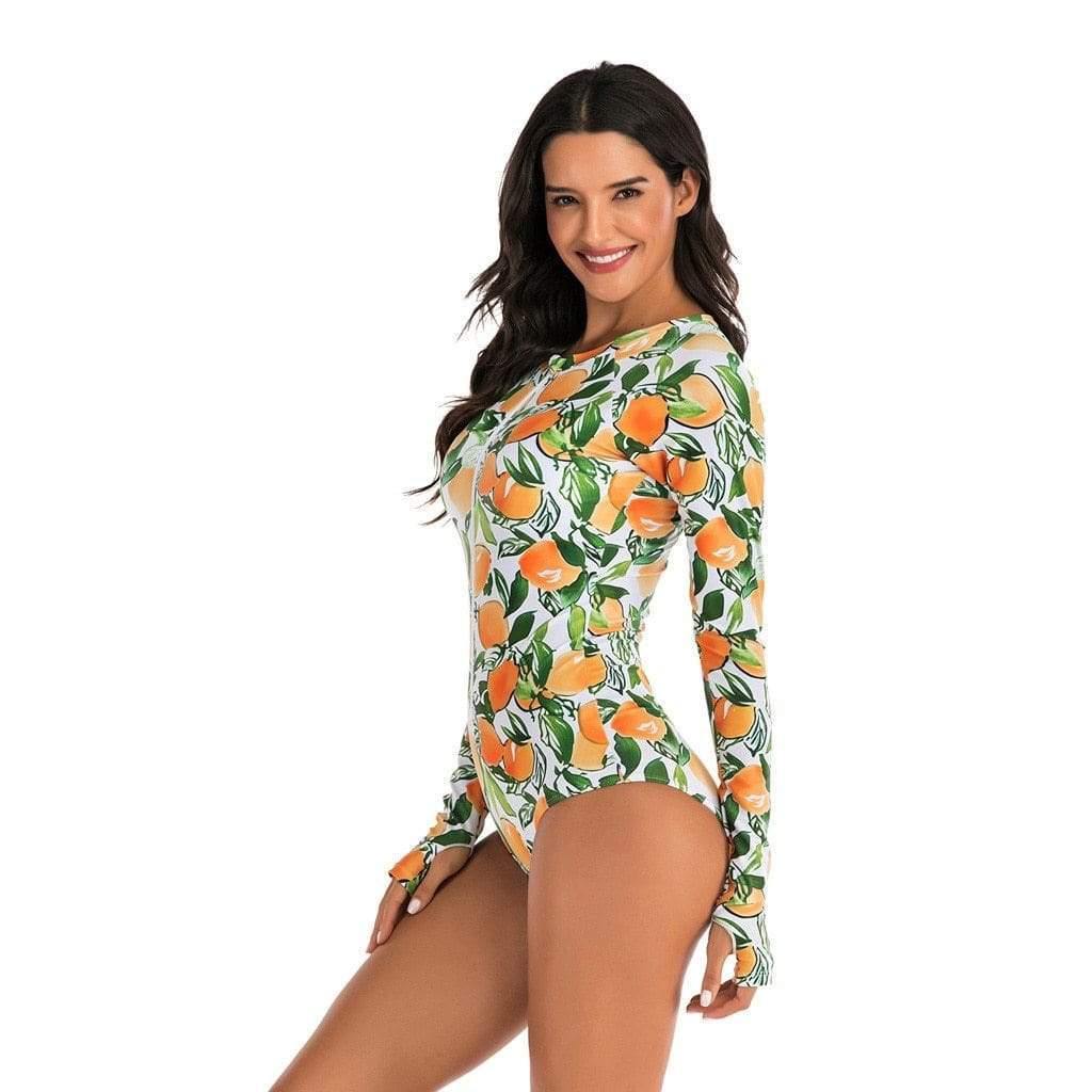 Raylee Retro Citrus Swim Suit