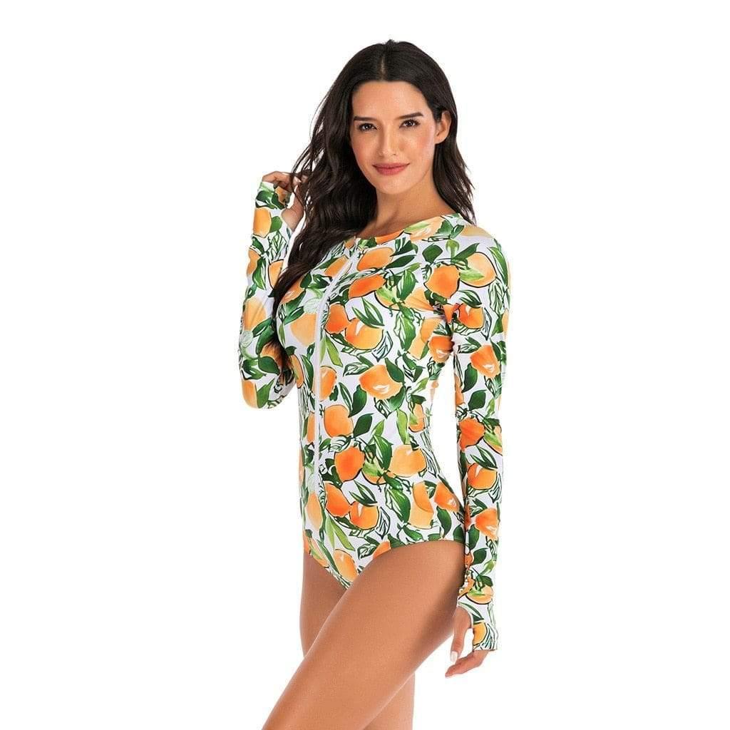 Raylee Retro Citrus Swim Suit