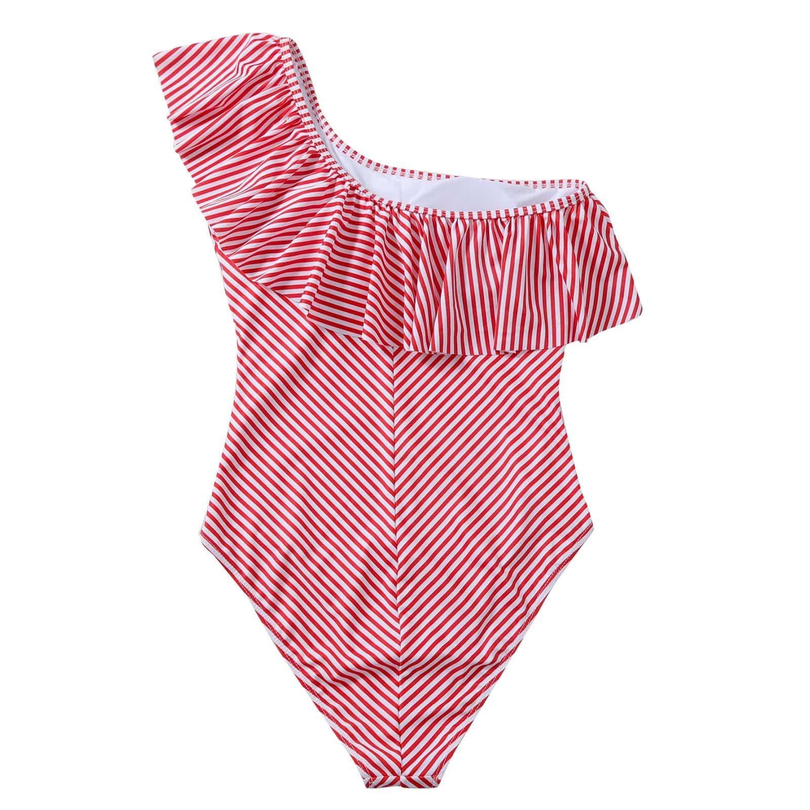 Solana Striped One Piece Swimsuit