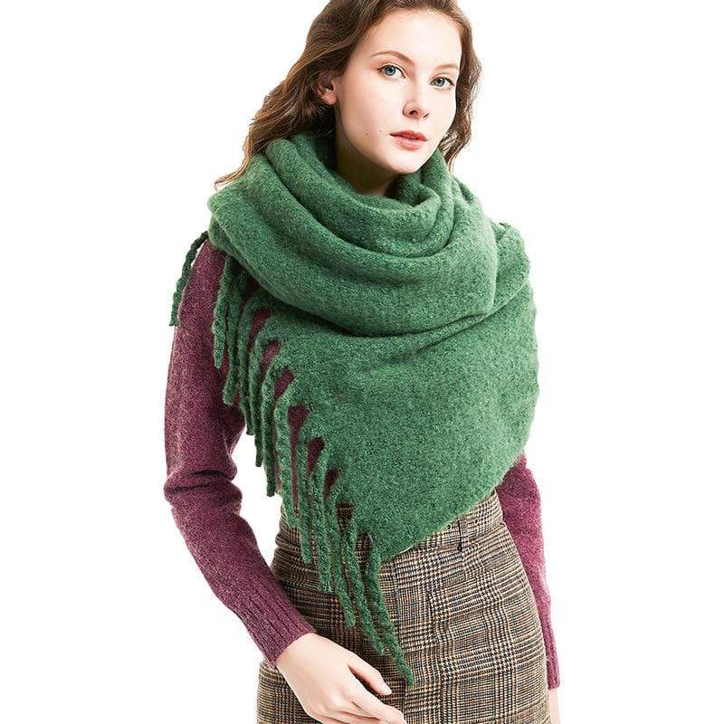 Waylin Solid Color Wooly Wrap