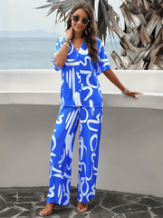 Beach Vacation Matching Set - Blue