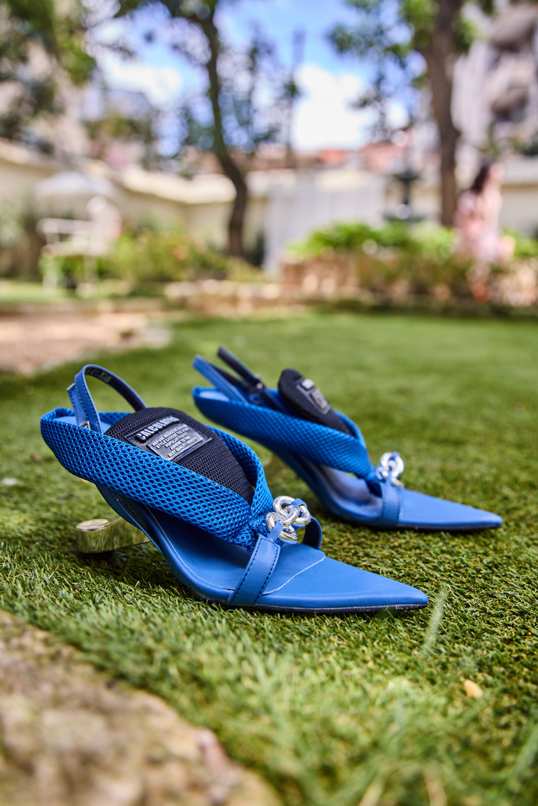 Jady Rose | Calculated Milestone Slingback Heels - Blue