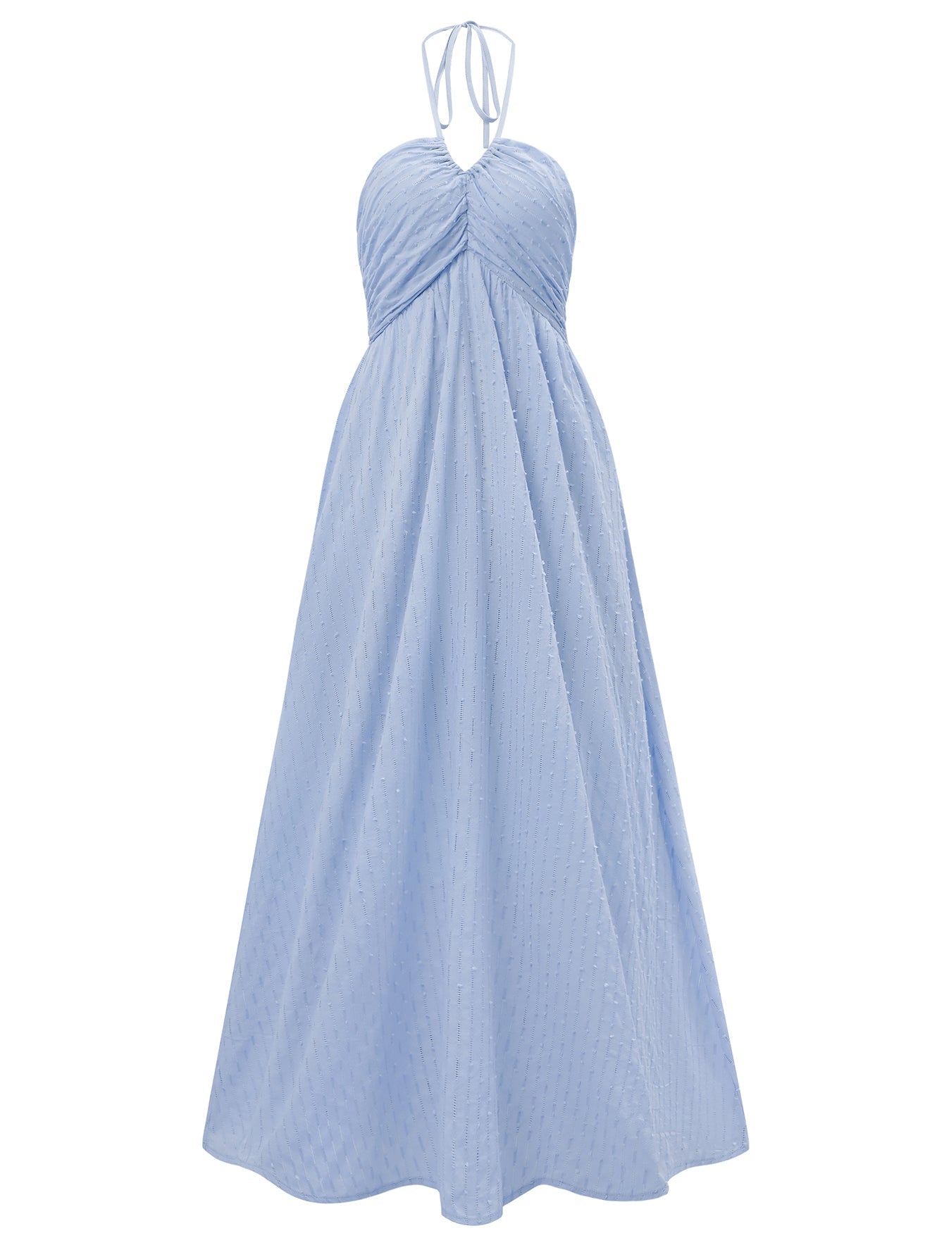 Reservation For Two Halter Maxi Dress - Blue