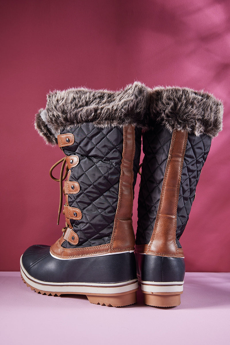 Frozen Princess | Hickory Isabella Water-Repellent Snow Boot - Brown