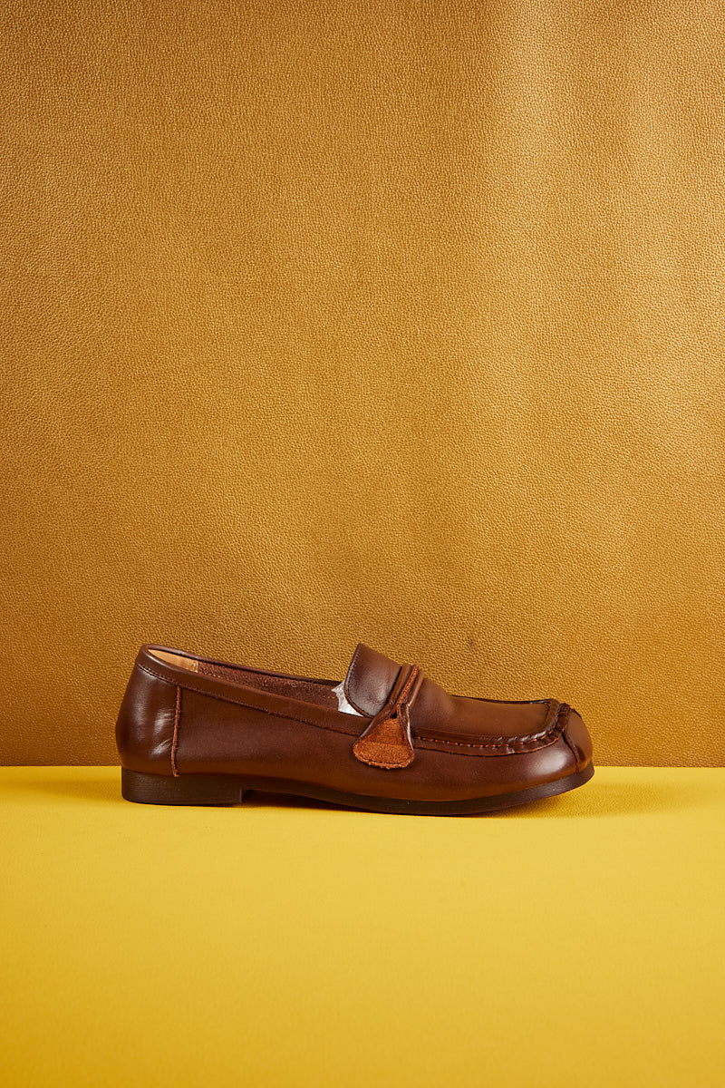 Rumour Has It | Serious Leisure Leather Loafer - Brown