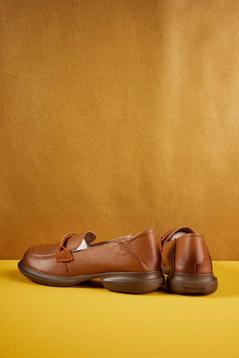 Rumour Has It | Simple Your Way Leather Loafer - Brown