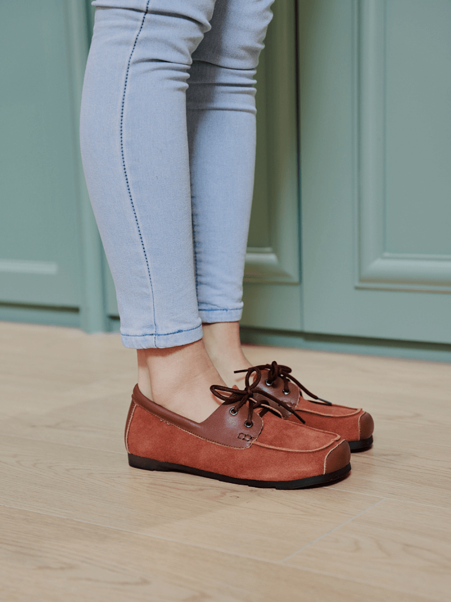 Rumour Has It | Destra Suede Moccasin - Brown