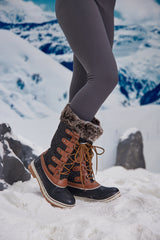 Frozen Princess | Hickory Isabella Water-Repellent Snow Boot - Brown