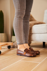 Rumour Has It | Serious Leisure Leather Loafer - Brown