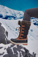 Frozen Princess | Hickory Isabella Water-Repellent Snow Boot - Brown