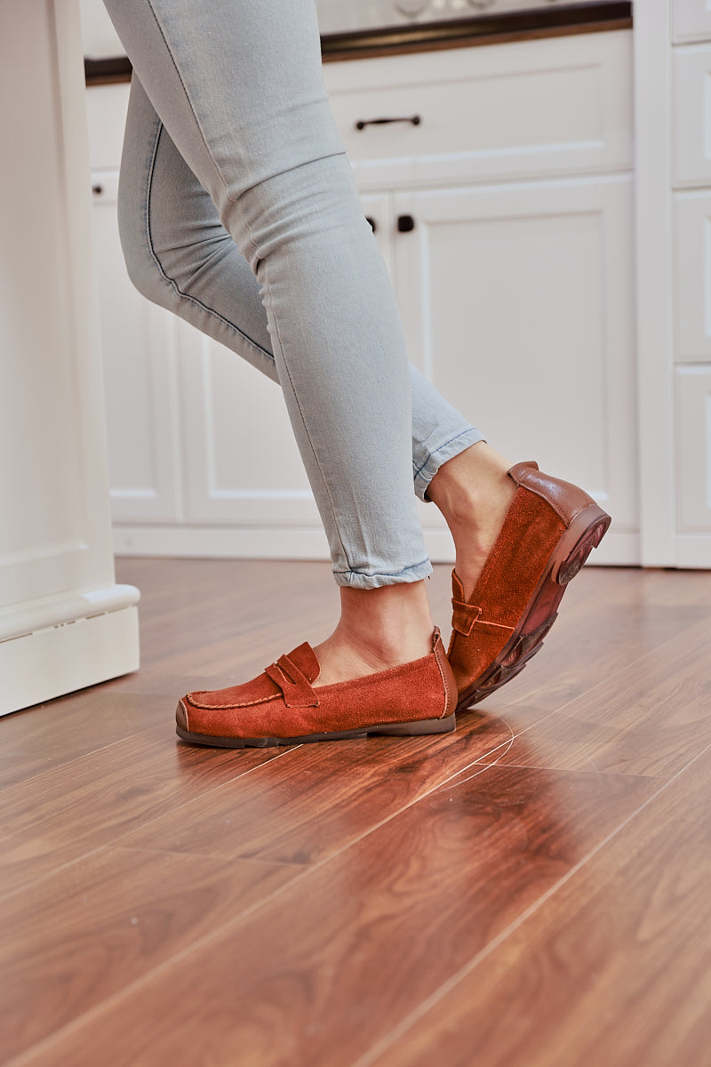 Rumour Has It | Walk It Suede Moccasin Loafer - Brown