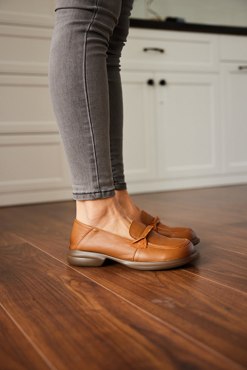 Rumour Has It | Simple Your Way Leather Loafer - Brown