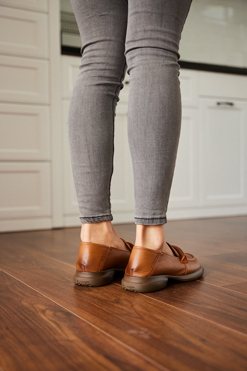 Rumour Has It | Simple Your Way Leather Loafer - Brown