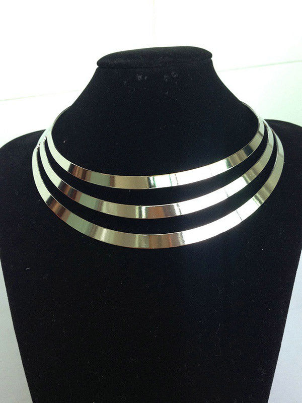 Chains Geometric Hollow Necklaces Accessories