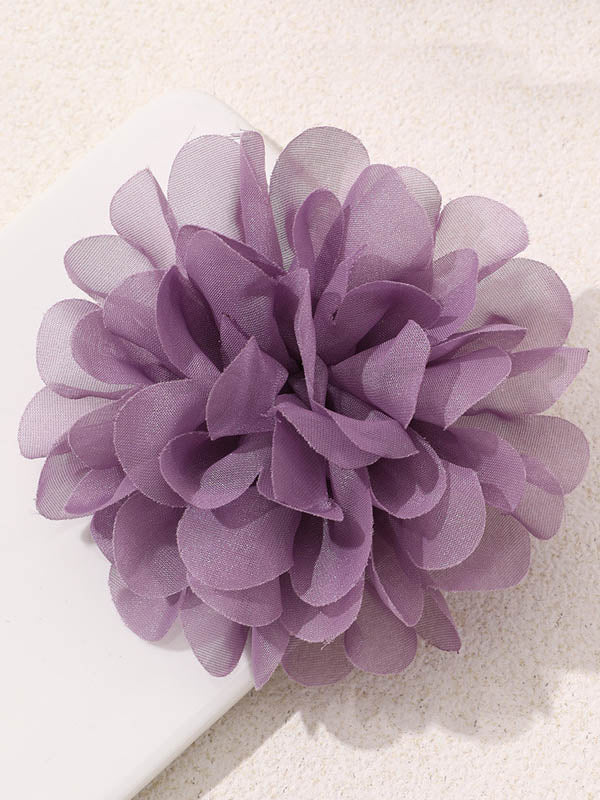 Flower Shape Gauze Brooch Accessories