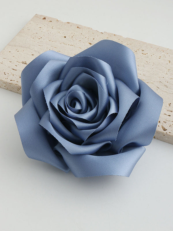 Flower Shape Solid Color Brooch Accessories