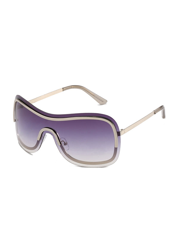 Geometric Sun Protection Sunglasses Accessories