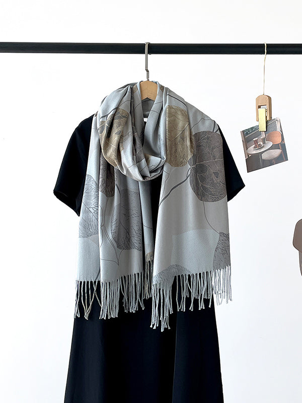 Printed Tasseled Shawl&Scarf