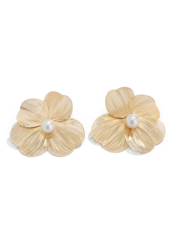 Flower Shape Earrings Accessories