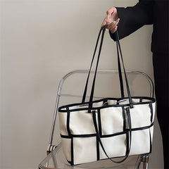 Metro-Chic Canvas-Tote Bag