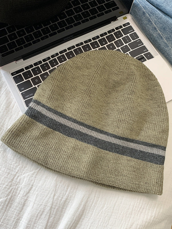 Striped Knitted Hats